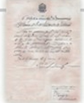 Documento histórico de nomeação de Nelson Seara Heusi como Despachante Aduaneiro, 1933